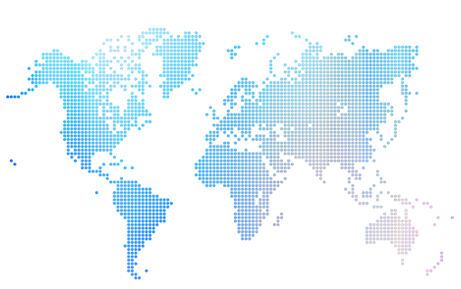world map delivery AtoZ