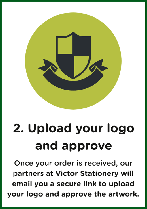 Upload your Logo and approve