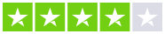 3.8 Star Trustpilot